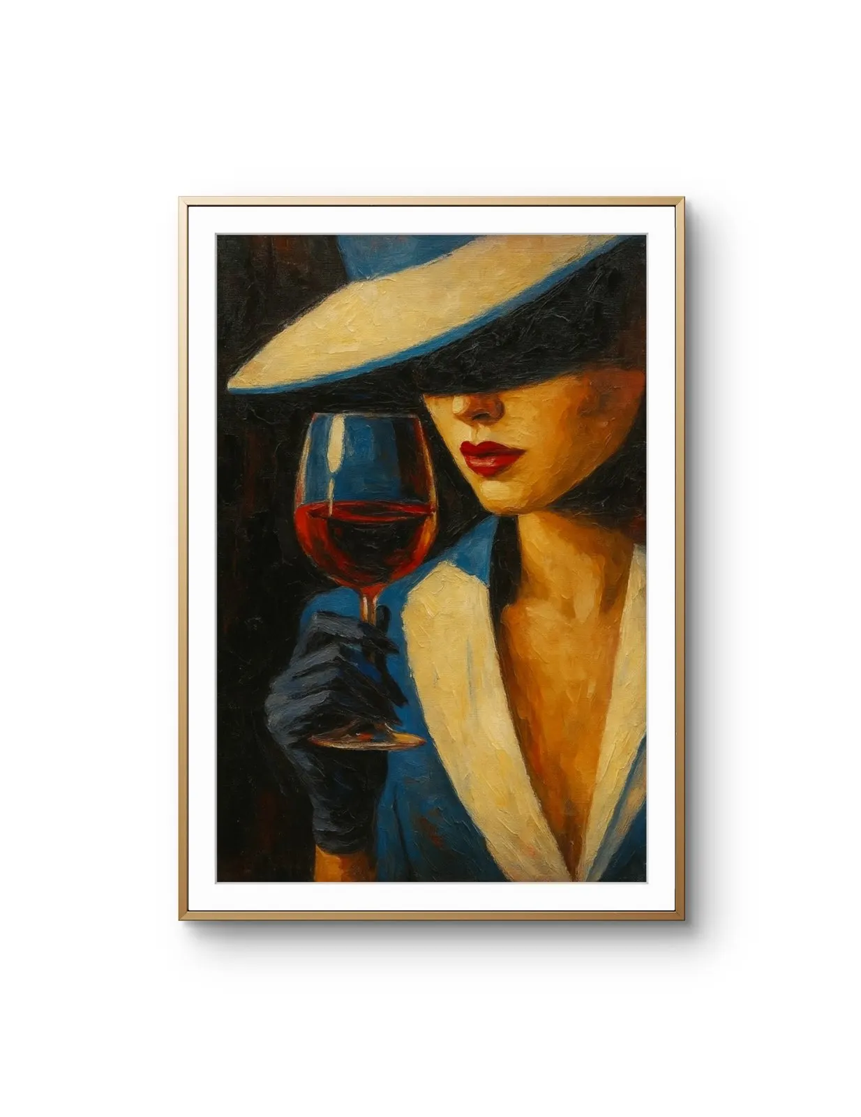 Elena Aureli - Elegance in the Dark — Mídia mista impressão de arte por Elena Aureli