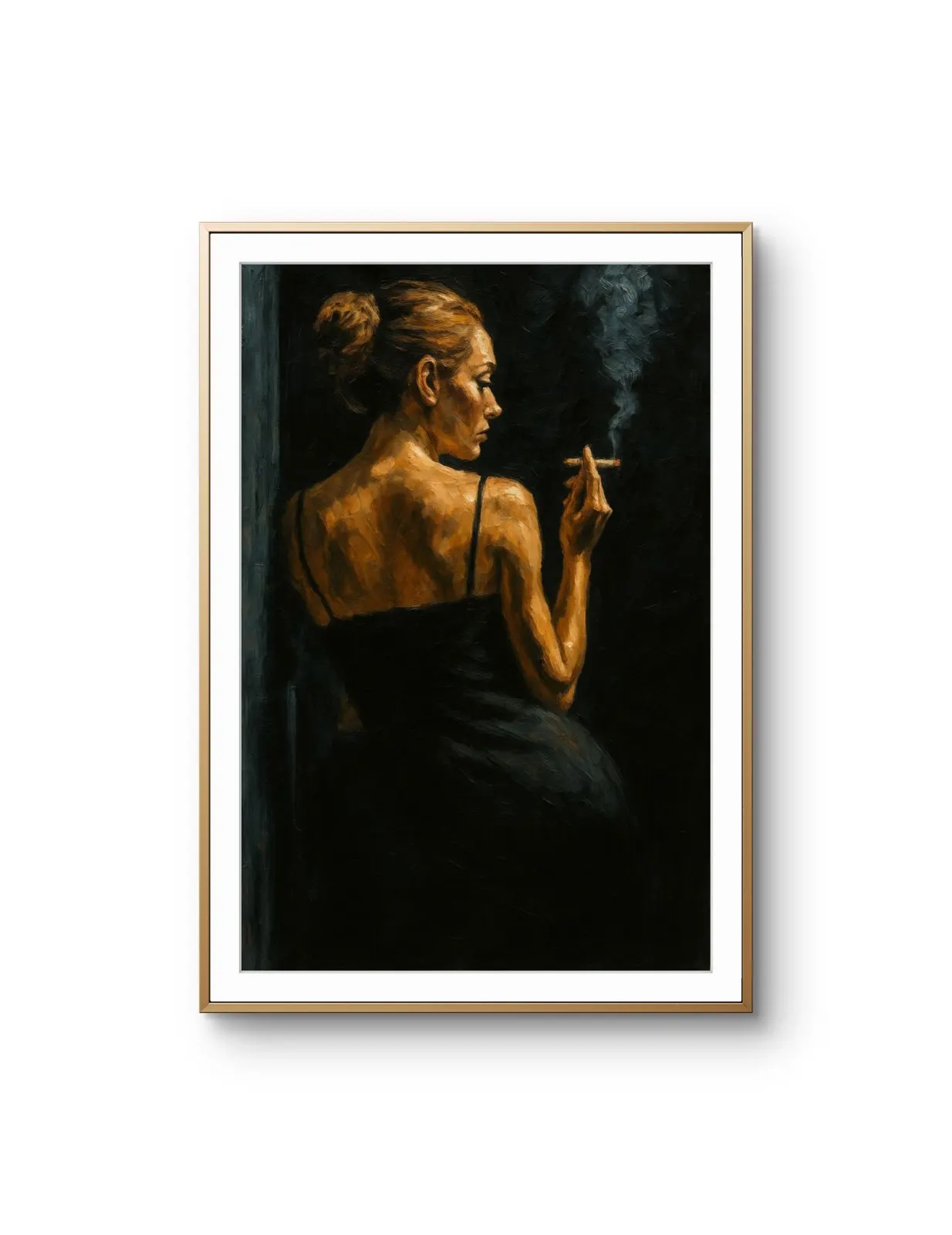 Elena Aureli - Solitary Glow — Mídia mista impressão de arte por Elena Aureli