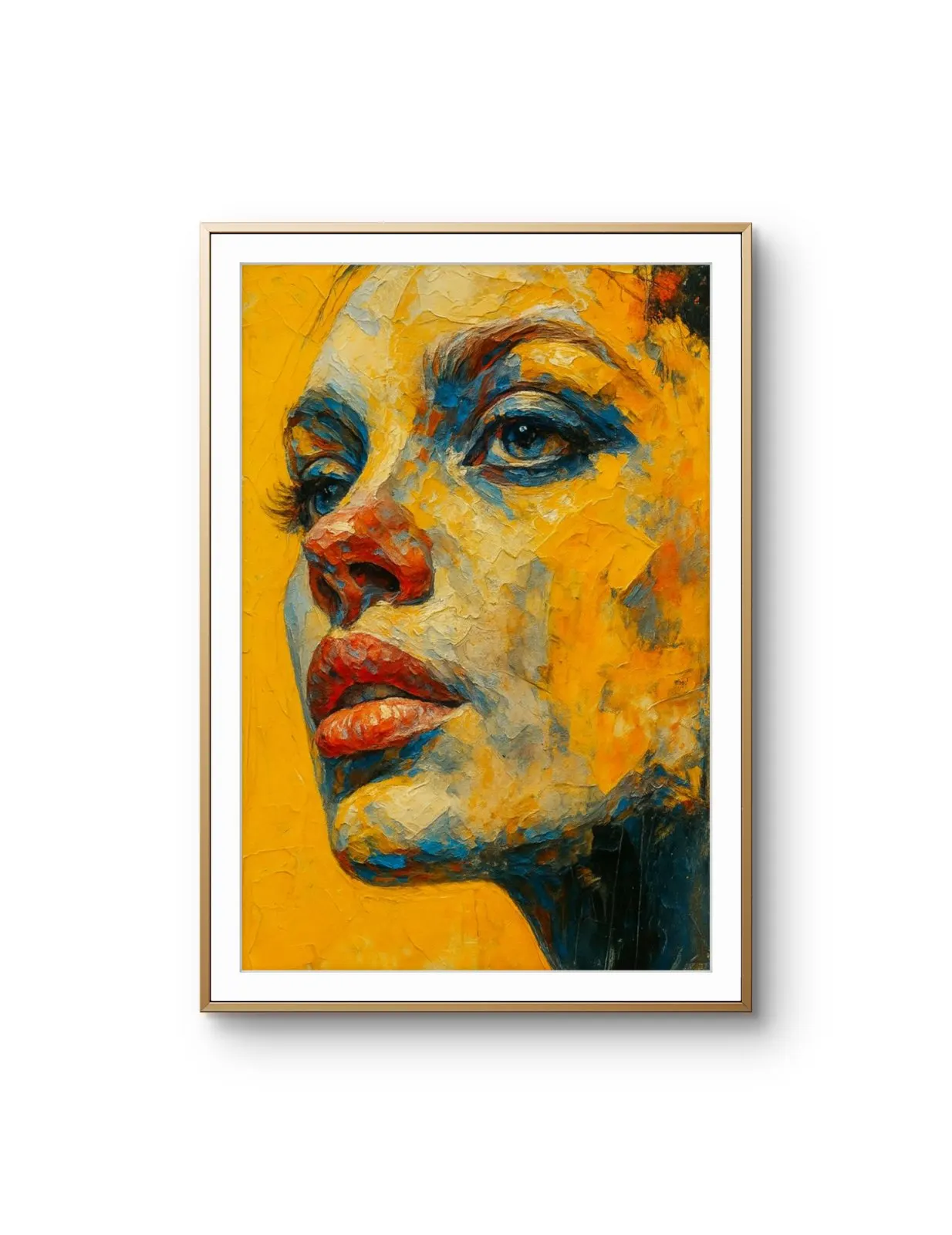 Elena Aureli - The Bold Gaze — Mídia mista impressão de arte por Elena Aureli