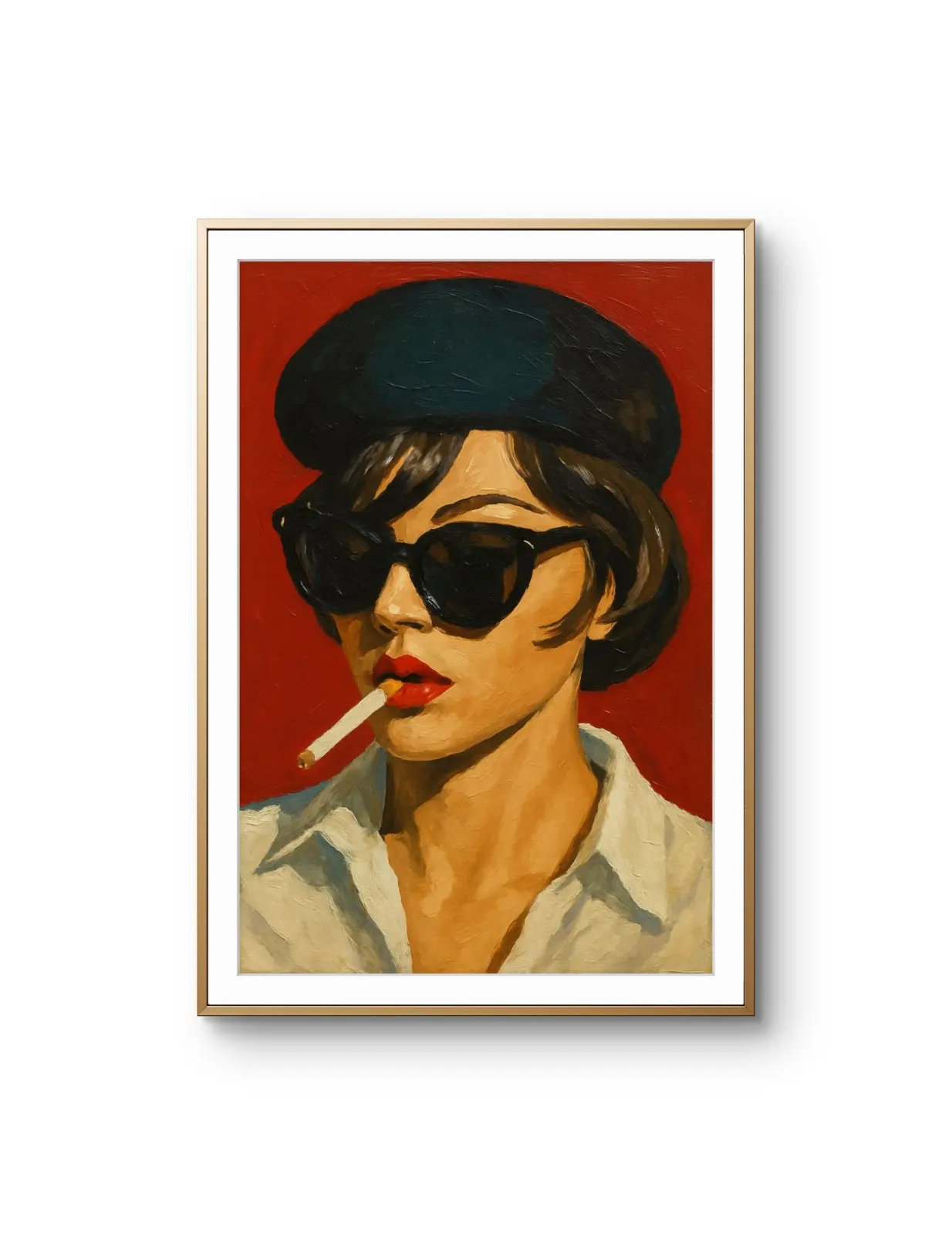 Elena Aureli - The Chic Rebel — Mídia mista impressão de arte por Elena Aureli