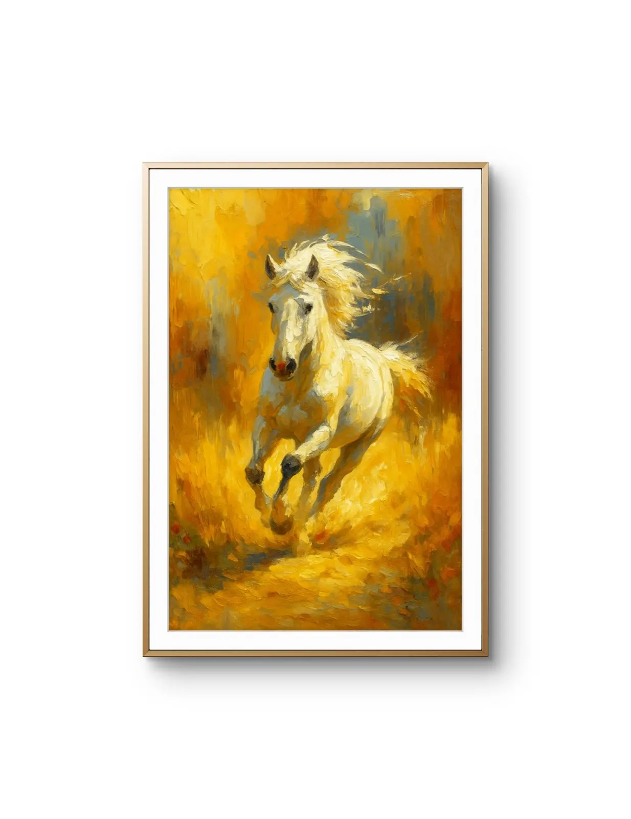 Elena Aureli - The Galloping Spirit — Mídia mista impressão de arte por Elena Aureli