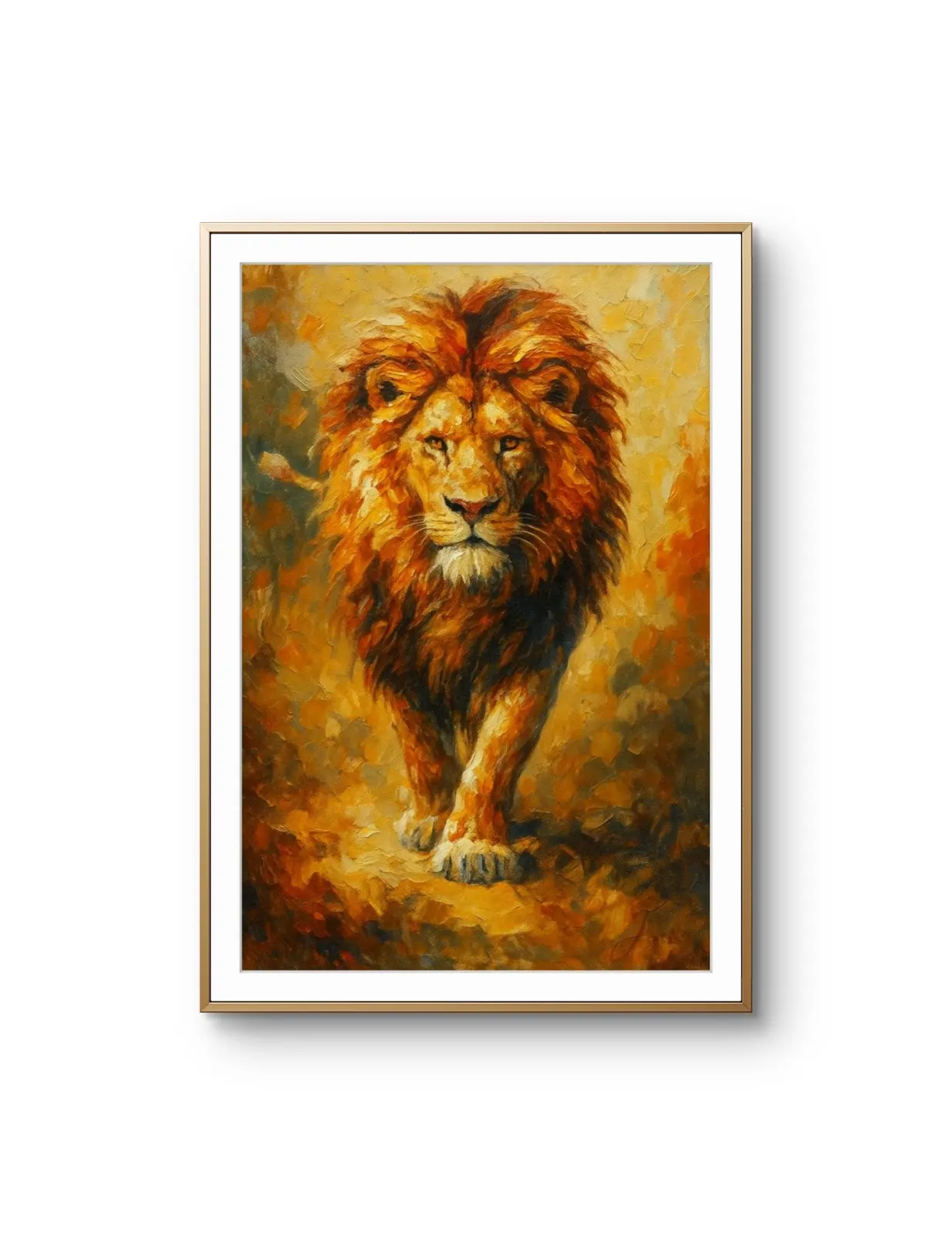 Elena Aureli - The Majestic King — Mídia mista impressão de arte por Elena Aureli