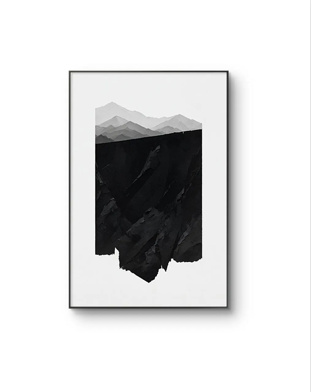 Felix – Monochrome Peaks — Arte Moderna e Contemporânea impressão de arte de Felix