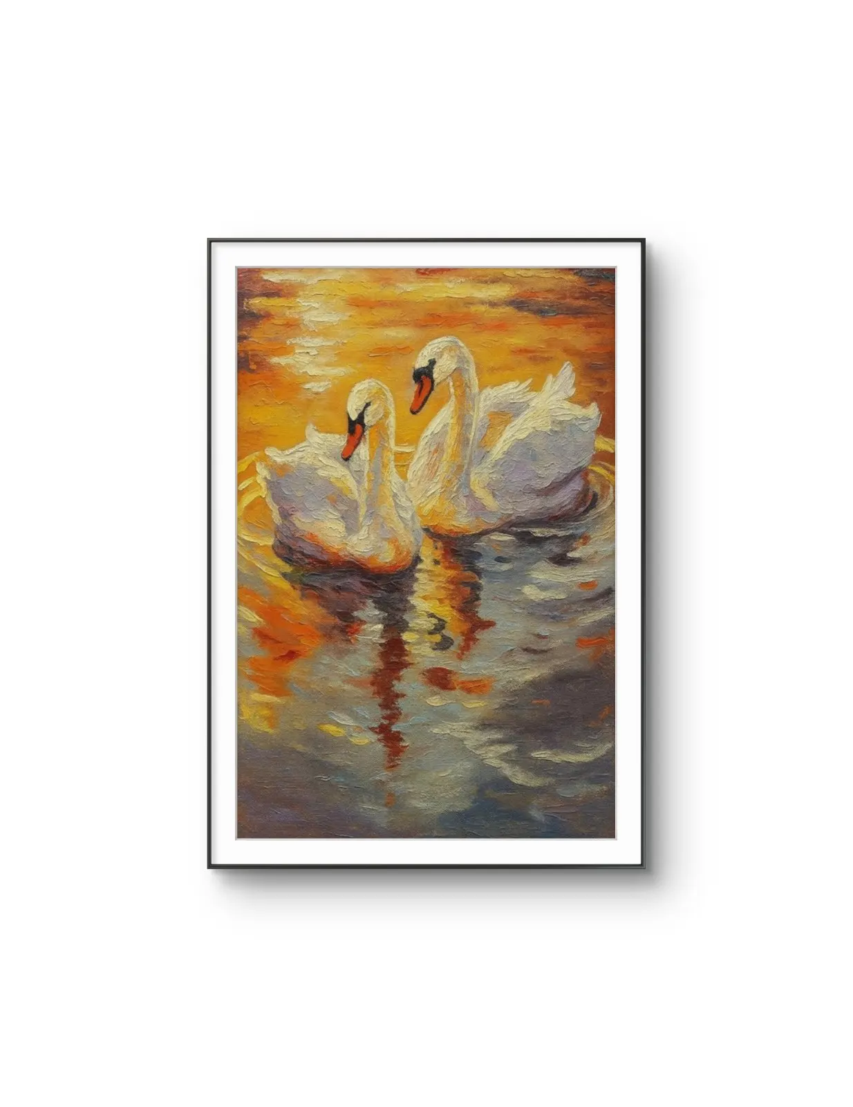 Henri des Bois - Eternal Love — Mídia mista impressão de arte por Henri des Bois