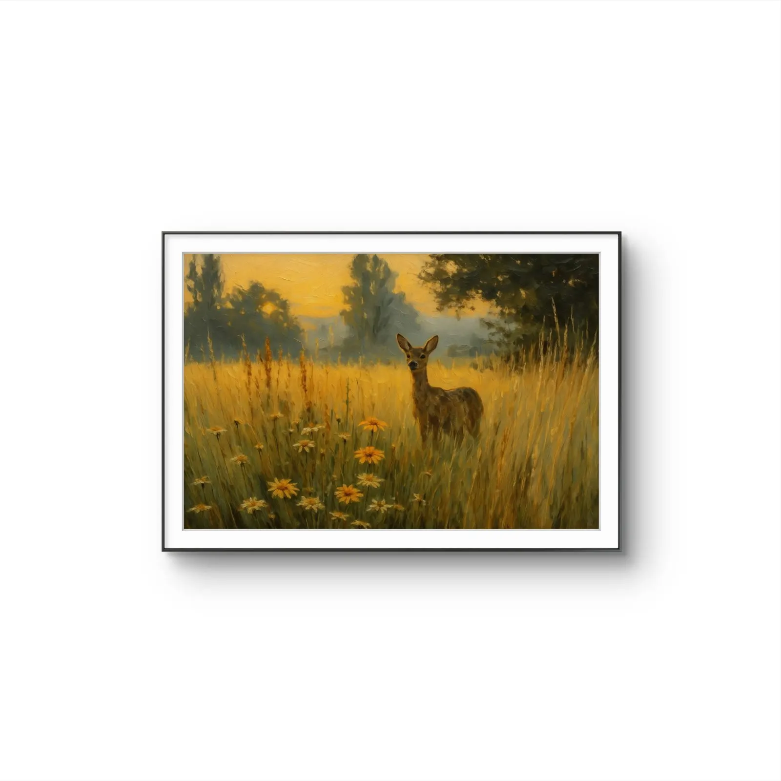 Henri des Bois - Golden Dawn — Mídia mista impressão de arte por Henri des Bois