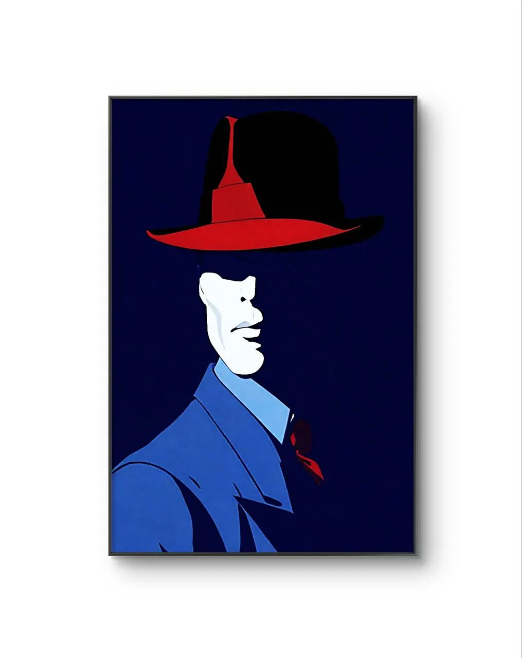 Rodrigo - The Shadowed Gentleman — Mídia mista impressão de arte por Rodrigo